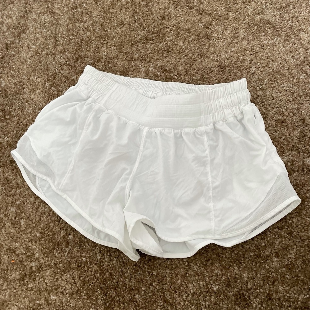 White Lululemon Shorts